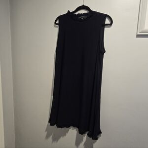 Elegant Navy Sleeveless Dress